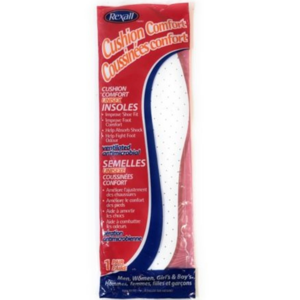 Rexall Cushion Comfort Memory Foam Shoe Insoles